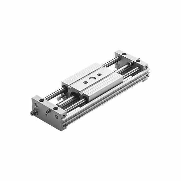 Magnetically coupled pneumatic cylinders