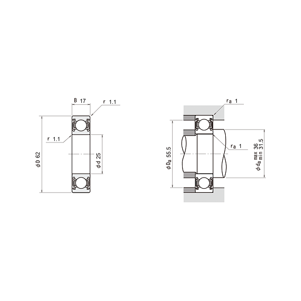 6305ZZ CM